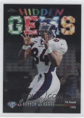 1998 Topps Chrome - Hidden Gems #HG4 - Shannon Sharpe