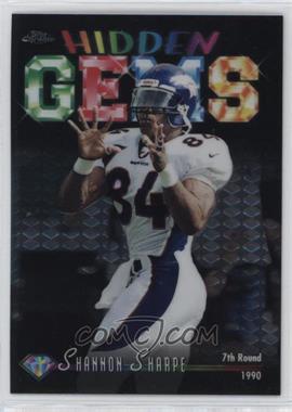 1998 Topps Chrome - Hidden Gems #HG4 - Shannon Sharpe