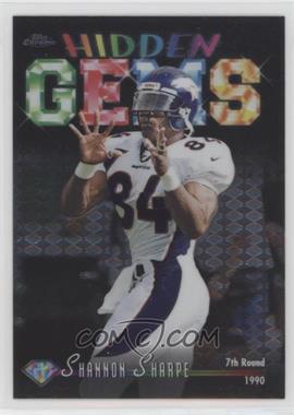 1998 Topps Chrome - Hidden Gems #HG4 - Shannon Sharpe