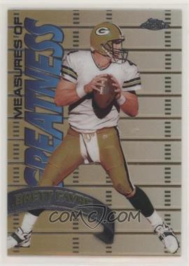 1998 Topps Chrome - Measures of Greatness #MG15 - Brett Favre