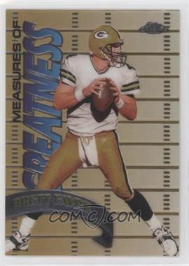 1998 Topps Chrome - Measures of Greatness #MG15 - Brett Favre