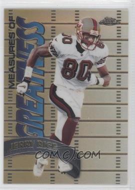 1998 Topps Chrome - Measures of Greatness #MG3 - Jerry Rice