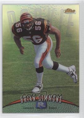 1998 Topps Finest - [Base] - No Protector Refractor #126 - Brian Simmons