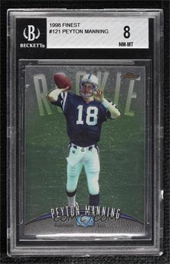 1998 Topps Finest - [Base] #121 - Peyton Manning [BGS 8 NM‑MT]