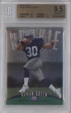 1998 Topps Finest - [Base] #129 - Ahman Green [BGS 9.5 GEM MINT]