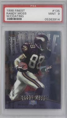 1998 Topps Finest - [Base] #135 - Randy Moss [PSA 9 MINT]