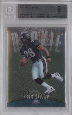 1998 Topps Finest - [Base] #141 - Fred Taylor [BGS 9 MINT]