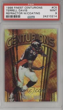 1998 Topps Finest - Centurions - Refractor #C5 - Terrell Davis /75 [PSA 9 MINT]