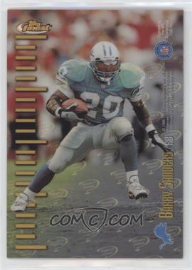1998 Topps Finest - Mystery Finest 2 - Refractor #M8 - Barry Sanders, Curtis Enis