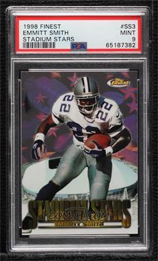 1998 Topps Finest - Stadium Stars #SS3 - Emmitt Smith [PSA 9 MINT]