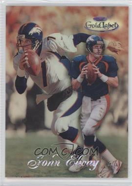 1998 Topps Gold Label - [Base] - Class 2 Black Label #1 - John Elway