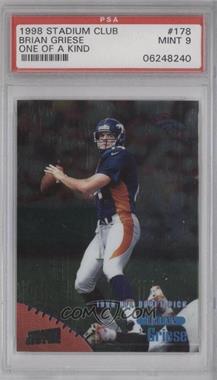 1998 Topps Stadium Club - [Base] - One of a Kind #178 - Brian Griese /150 [PSA 9 MINT]