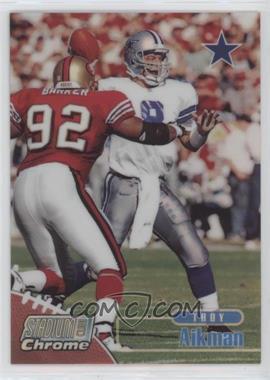 1998 Topps Stadium Club - Chrome - Refractor #SCC17 - Troy Aikman