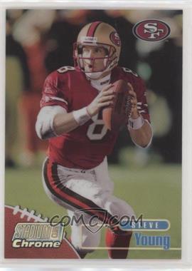 1998 Topps Stadium Club - Chrome - Refractor #SCC4 - Steve Young