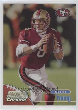 1998 Topps Stadium Club - Chrome - Refractor #SCC4 - Steve Young