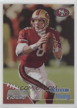 1998 Topps Stadium Club - Chrome - Refractor #SCC4 - Steve Young