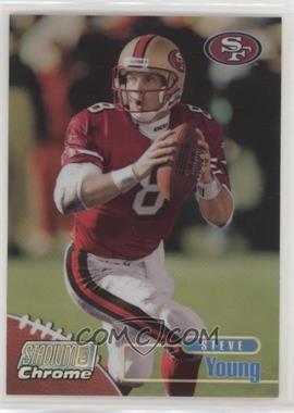 1998 Topps Stadium Club - Chrome - Refractor #SCC4 - Steve Young