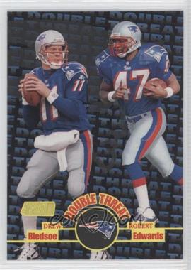 1998 Topps Stadium Club - Double Threat #DT3 - Drew Bledsoe, Robert Edwards