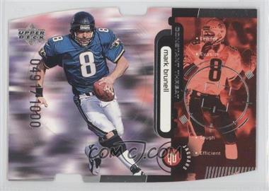 1998 Upper Deck - Constant Threat - Silver Die-Cut #CT5 - Mark Brunell /1000