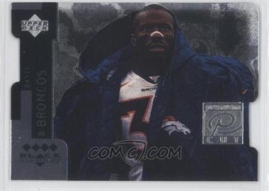 1998 Upper Deck Black Diamond - Premium Cut - Quadruple Diamond Horizontal #PC30 - Terrell Davis