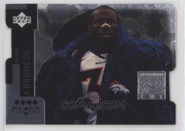 1998 Upper Deck Black Diamond - Premium Cut - Quadruple Diamond Horizontal #PC30 - Terrell Davis