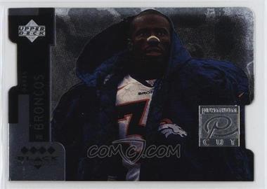 1998 Upper Deck Black Diamond - Premium Cut - Quadruple Diamond Horizontal #PC30 - Terrell Davis