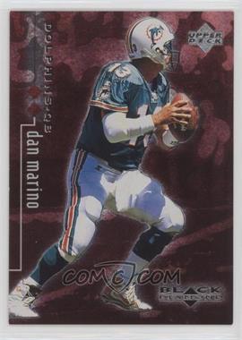 1998 Upper Deck Black Diamond Rookie Edition - [Base] - Double Diamond #43 - Dan Marino /3000