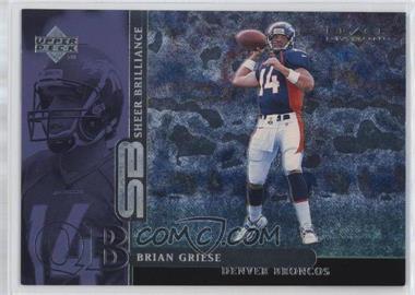 1998 Upper Deck Black Diamond Rookie Edition - Sheer Brilliance #B16 - Brian Griese /1400