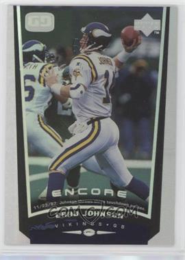 1998 Upper Deck Encore - [Base] #89 - Brad Johnson