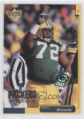 1998 Upper Deck Green Bay Packers - 1997-98 Season #GB35 - Earl Dotson