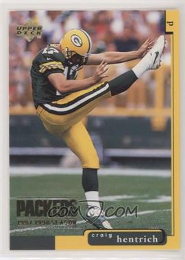 1998 Upper Deck Green Bay Packers - 1997-98 Season #GB4 - Craig Hentrich