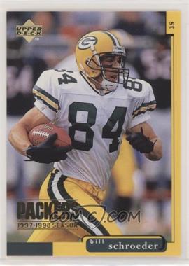 1998 Upper Deck Green Bay Packers - 1997-98 Season #GB43 - Bill Schroeder