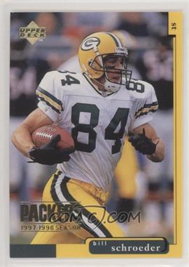 1998 Upper Deck Green Bay Packers - 1997-98 Season #GB43 - Bill Schroeder [EX to NM]