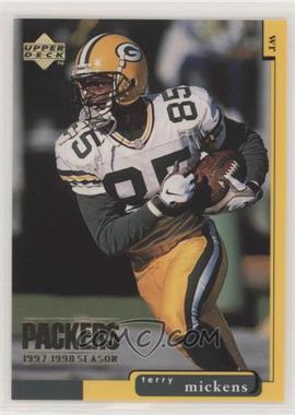 1998 Upper Deck Green Bay Packers - 1997-98 Season #GB44 - Terry Mickens