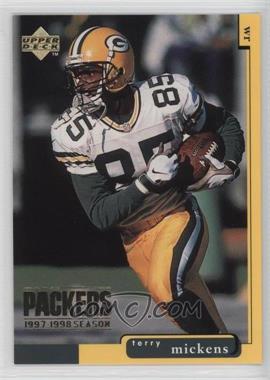 1998 Upper Deck Green Bay Packers - 1997-98 Season #GB44 - Terry Mickens