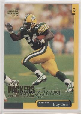 1998 Upper Deck Green Bay Packers - 1997-98 Season #GB7 - Aaron Hayden