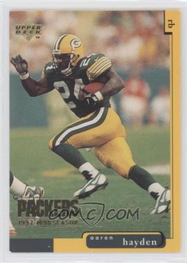 1998 Upper Deck Green Bay Packers - 1997-98 Season #GB7 - Aaron Hayden [EX to NM]