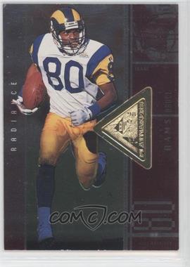 1998 Upper Deck SPx Finite - [Base] - Radiance #104 - Playmakers - Isaac Bruce /2750