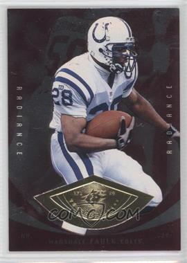 1998 Upper Deck SPx Finite - [Base] - Radiance #122 - Youth Movement - Marshall Faulk /1500