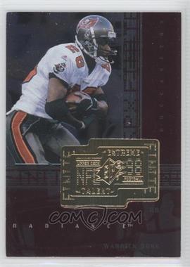 1998 Upper Deck SPx Finite - [Base] - Radiance #288 - Extreme Talent - Warrick Dunn /3600