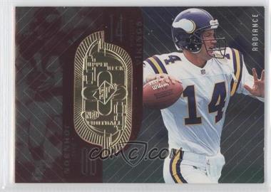 1998 Upper Deck SPx Finite - [Base] - Radiance #48 - Brad Johnson /3800