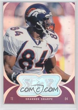 1998 Upper Deck SPx Finite - [Base] - Spectrum #152 - Pure Energy - Shannon Sharpe /50