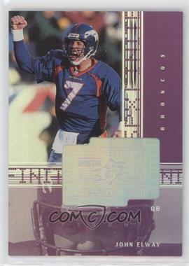 1998 Upper Deck SPx Finite - [Base] - Spectrum #281 - Extreme Talent - John Elway /150