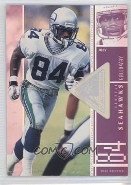 1998 Upper Deck SPx Finite - [Base] - Spectrum #96 - Playmakers - Joey Galloway /1375