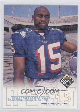 1998 Upper Deck UD Choice - [Base] - Prime Choice Reserve #278 - Tony Simmons /100