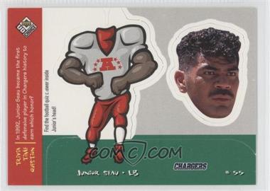 1998 Upper Deck UD Choice - Mini Bobbing Head #M24 - Junior Seau