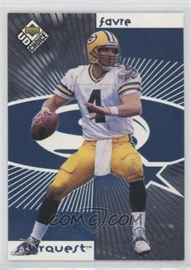 1998 Upper Deck UD Choice - Starquest - Blue #4 - Brett Favre