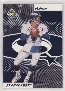 1998 Upper Deck UD Choice - Starquest/Rookquest - Blue #SR01 - Peyton Manning, John Elway [EX to NM]