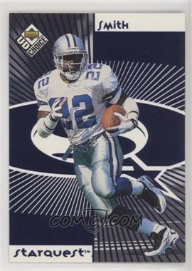 1998 Upper Deck UD Choice - Starquest/Rookquest - Blue #SR09 - Emmitt Smith, Fred Taylor