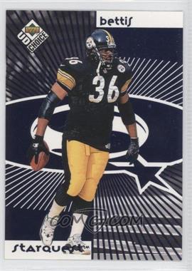 1998 Upper Deck UD Choice - Starquest/Rookquest - Blue #SR12 - Jerome Bettis, Curtis Enis